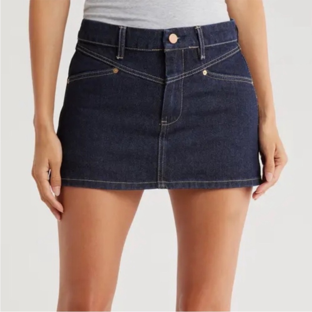 Blank NYC Denim Mini Skirt